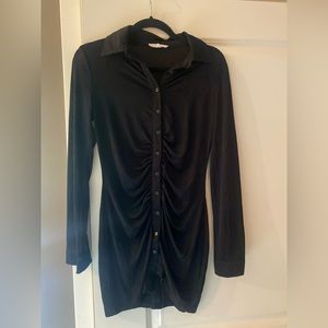 LA Hearts Long sleeve black dress